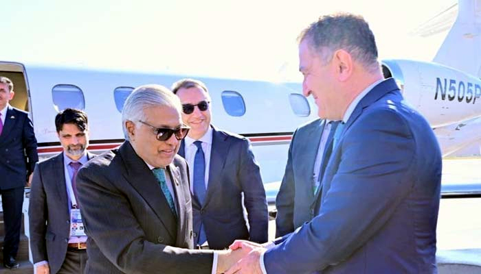 DPM Dar arrives in Tajikistan to lead Pakistan’s delegation at SCO moot