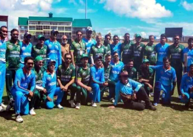Pakistan beat India by eight wickets in over-40 cricket World Cup