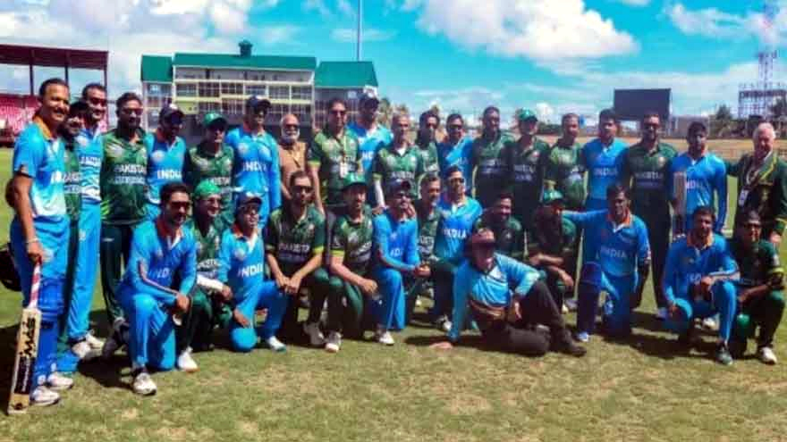 Pakistan beat India by eight wickets in over-40 cricket World Cup