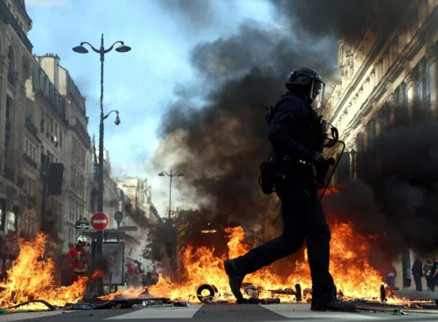 Anger at rising fuel prices bolsters Europe’s far right as unrest sweeps France