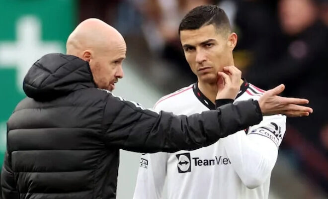 Ronaldo let Man United down, says club’s former boss Ten Hag