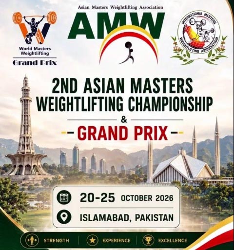 Pakistani weightlifters dominate age-group categories at Asian Masters and Grand Prix