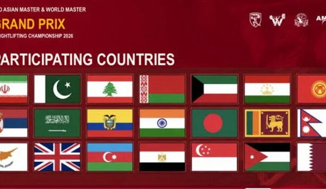 Pakistan’s Aziz tops men’s 80kg category at 2nd Asian Masters Grand Prix