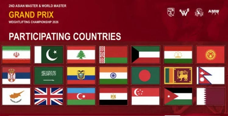Pakistan’s Aziz tops men’s 80kg category at 2nd Asian Masters Grand Prix