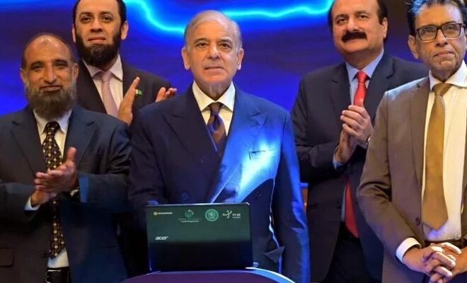PM Shehbaz launches scheme to distribute 500,000 Chromebooks to students
