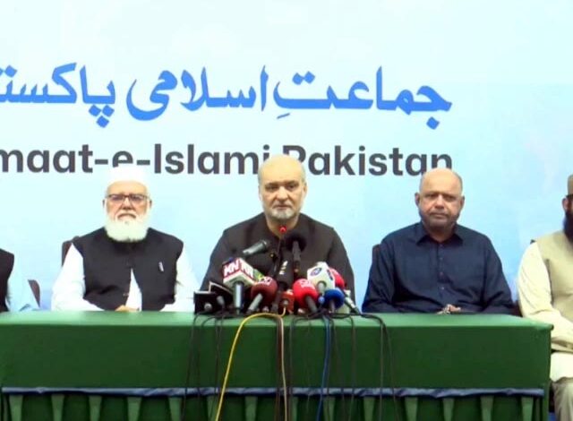 JI to march on Islamabad in mid-November if govt fails to end petroleum levy: Hafiz Naeem