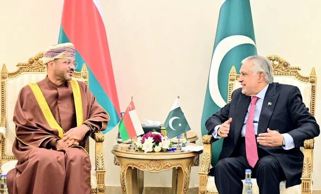In meeting with DPM Dar, Oman’s FM lauds Pakistan’s key role in promoting peace