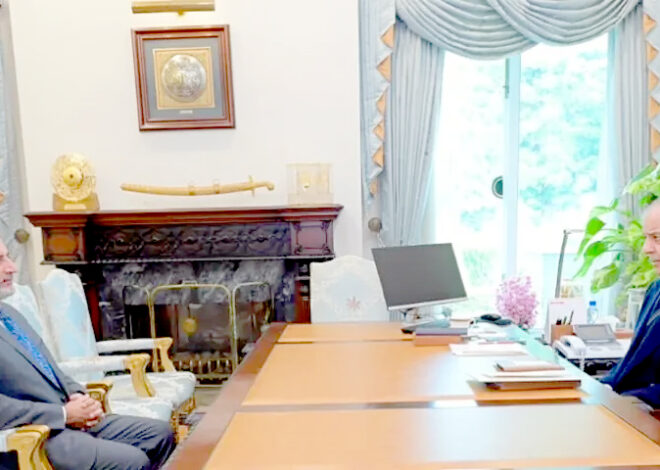 Makkah Alliance secretary general meets PM Shehbaz, briefs premier on defence cooperation