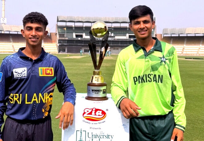U17 Series: 1st ODI between Pakistan, Sri Lanka being played in Multan today