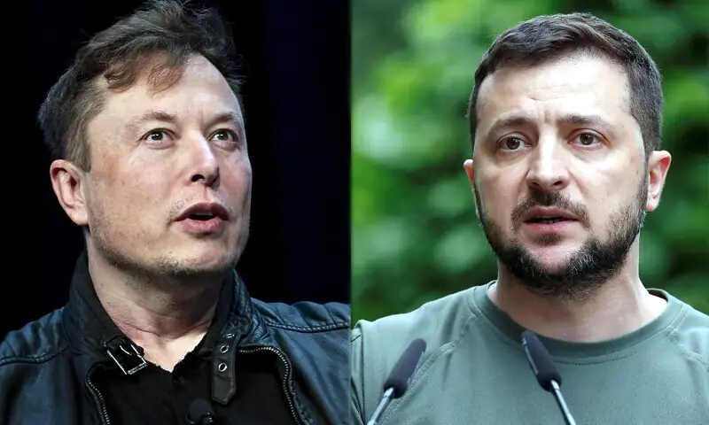 Elon Musk calls on Zelensky to ‘go’ as Ukraine leader
